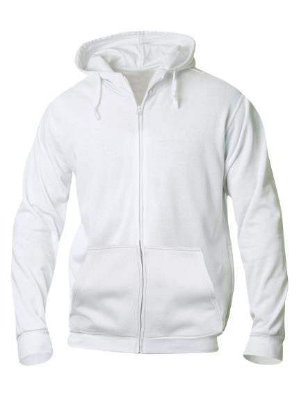 BildeHettejakke Clique Basic M Zip 3Xl Hvit