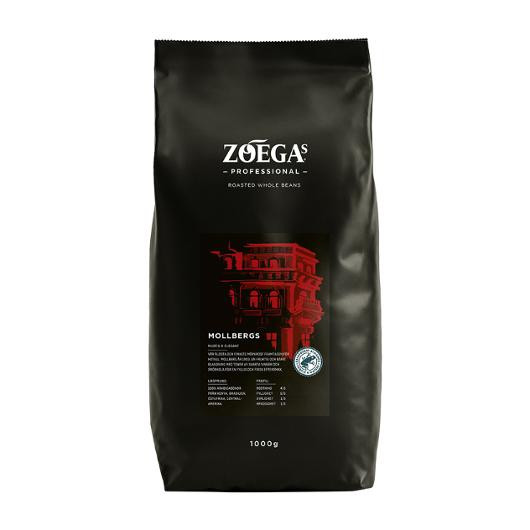 BildeKaffe Zoegas Mollbergs Hele Bønner 1Kg (6 poser)