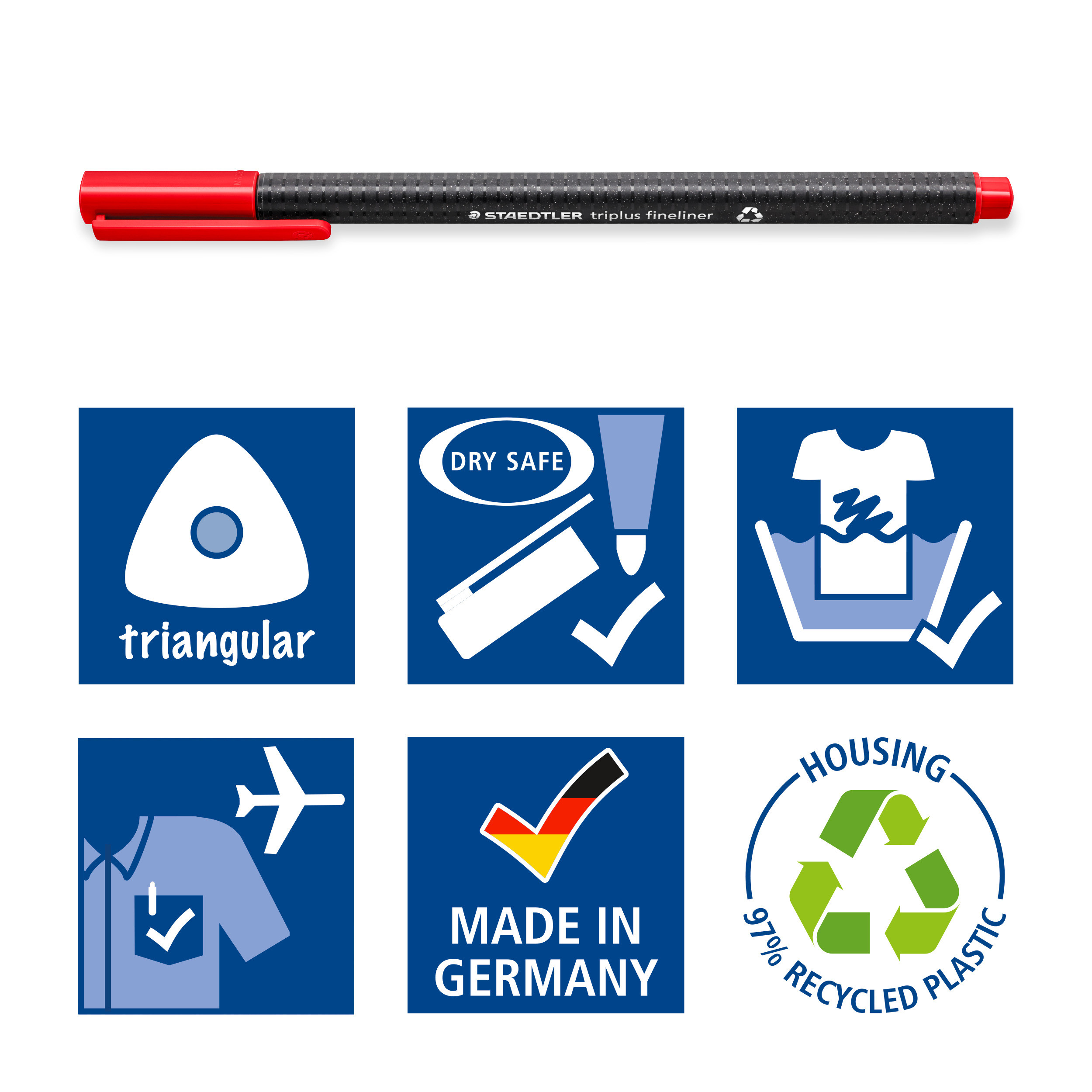 STAEDTLER Fineliner Triplus 0,3mm ass (40)