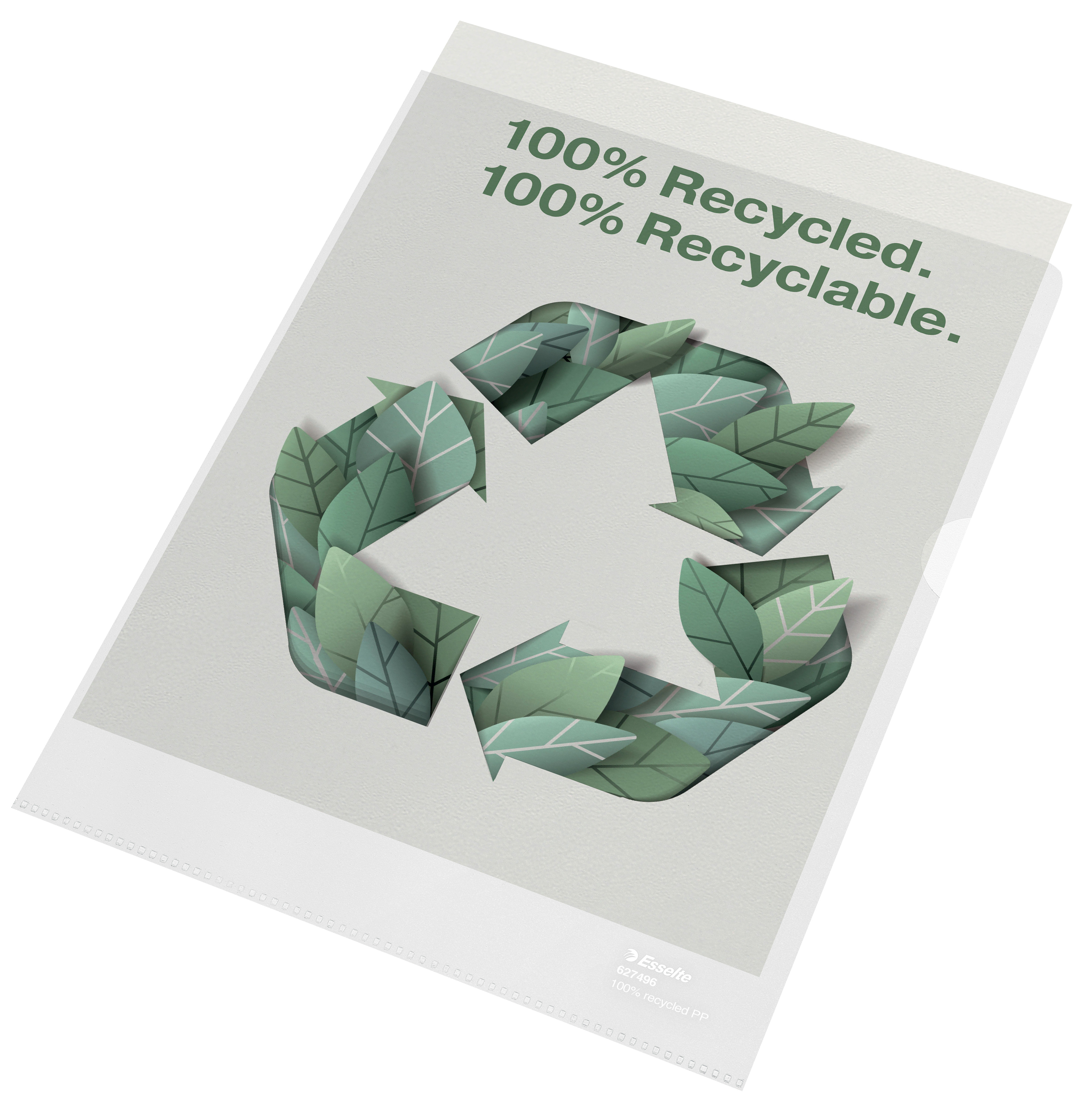 Omslag Esselte Recycled A4 100my (100)