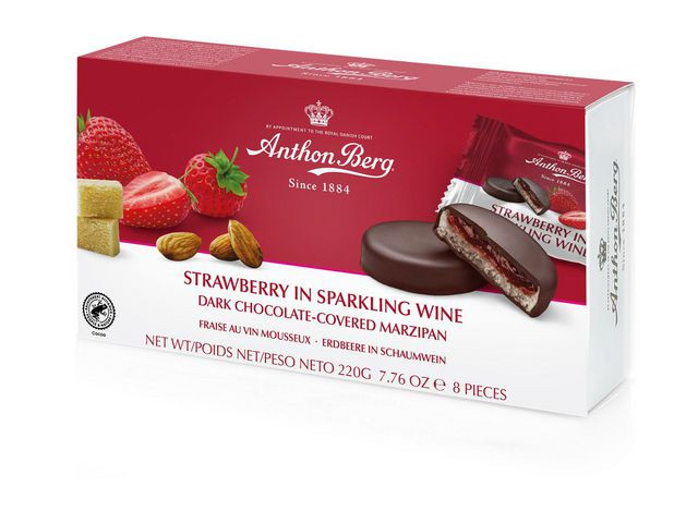 BildeKonfekt Anthon Berg Jordbær Muss.vin220G