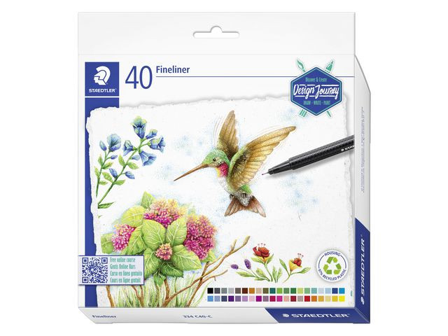 BildeSTAEDTLER Fineliner Triplus 0,3mm ass (40)