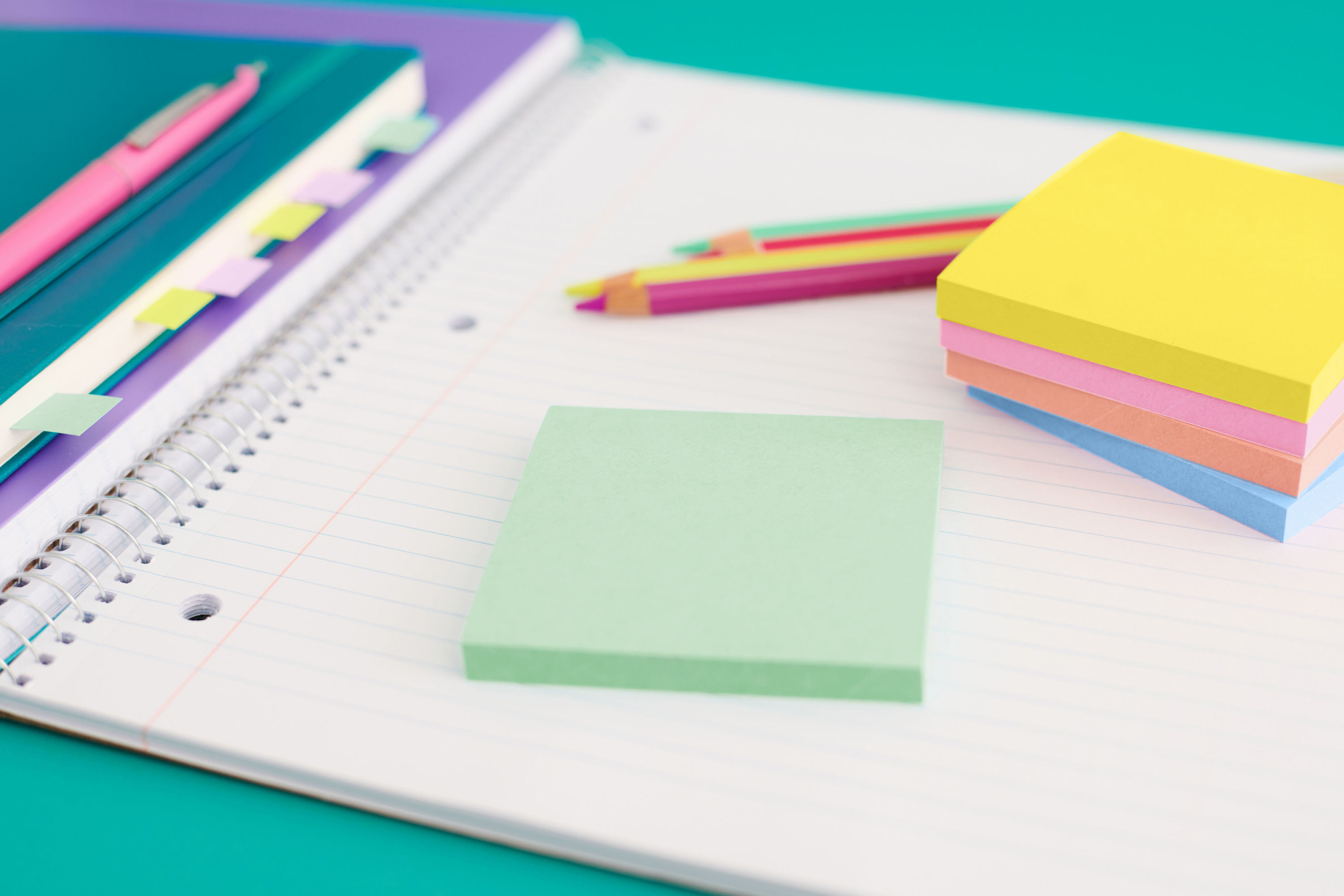 Post-it SS-Notes 76x76 Cube Summer Sorbet