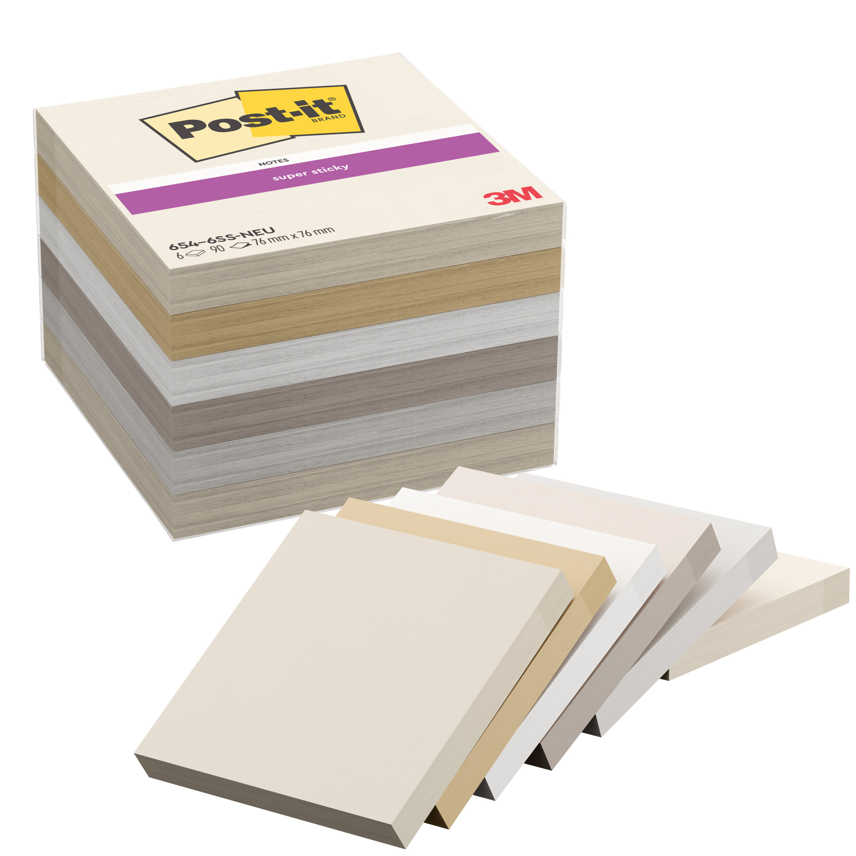 Post-it SS-Notes 76x76 Neutrality (6)