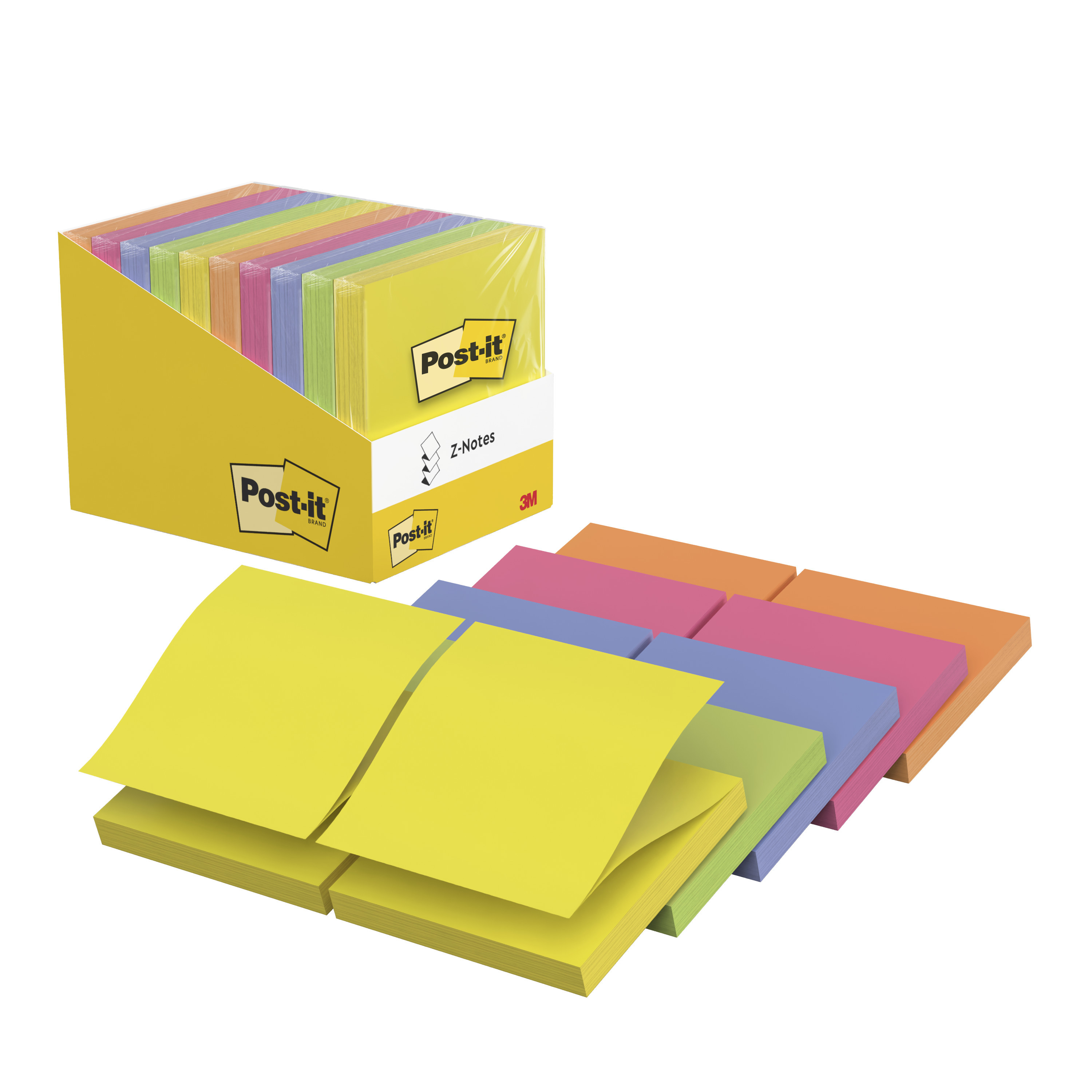 BildePost-it Z-Notes 76x76 ass. Neon