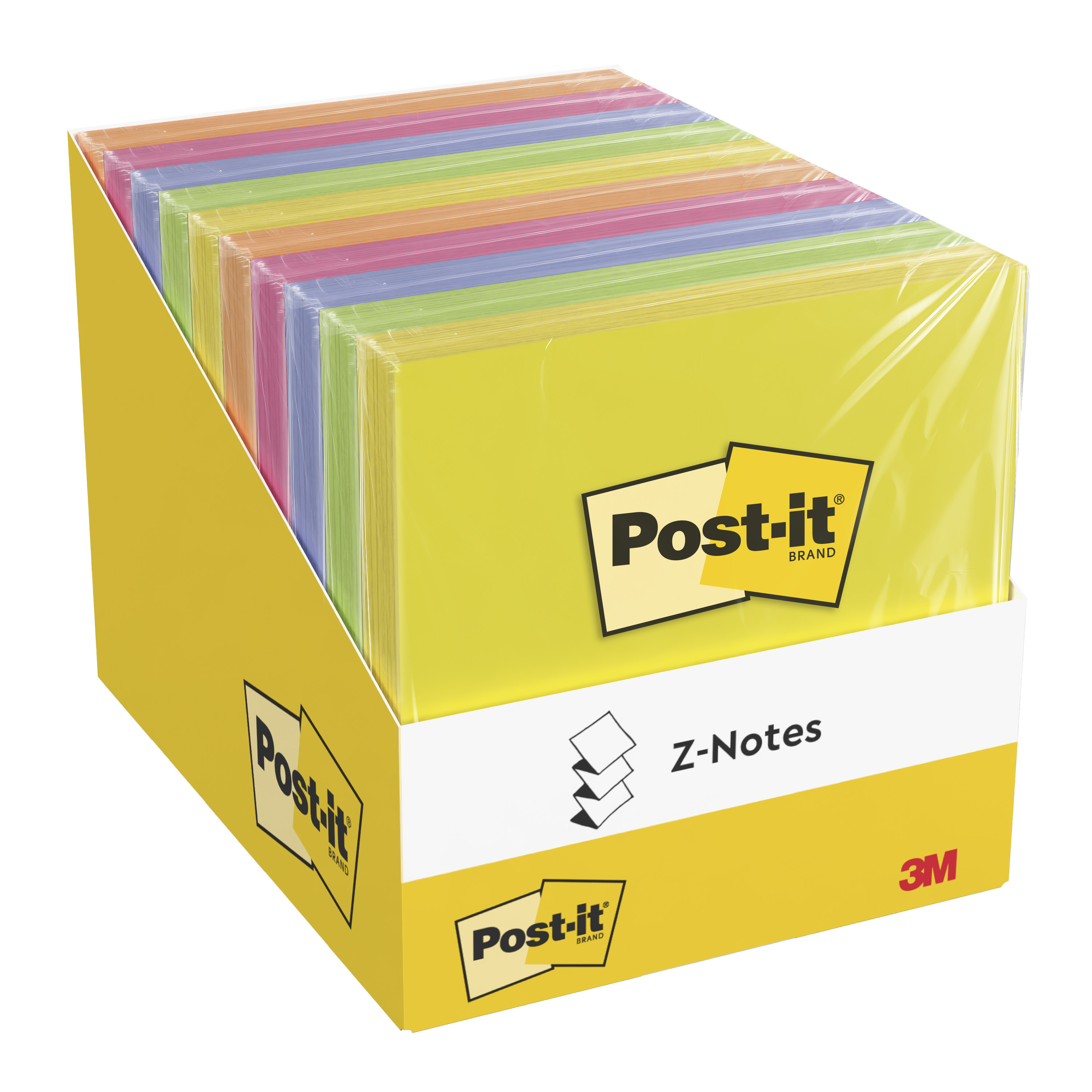 Post-it Z-Notes 76x76 ass. Neon