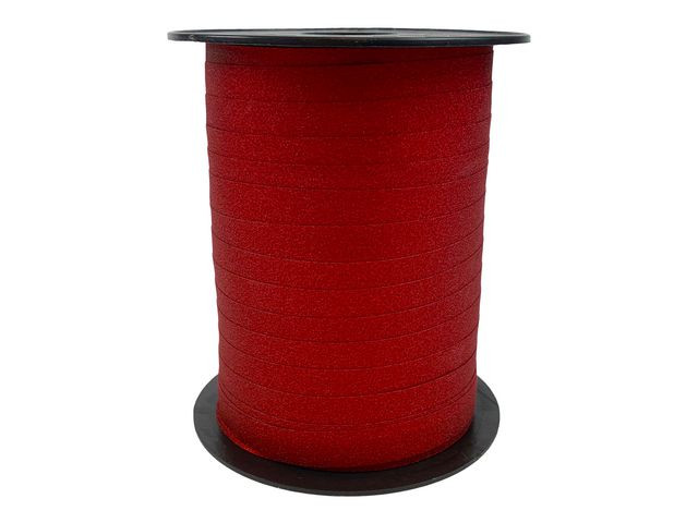 BildeGavebånd Glitter Rød 100M X10Mm