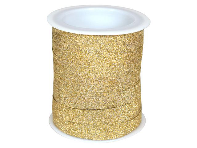 BildeGavebånd Glitter Gull 100M X10Mm (12 ruller)