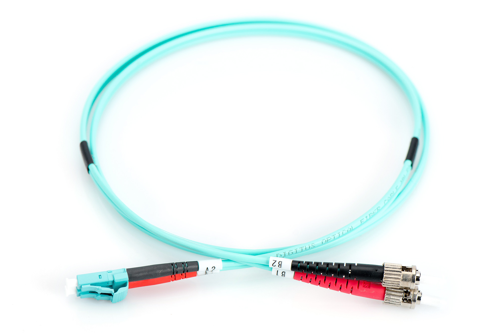 DIGITUS Fiber Optic Multimode Patch Cord OM 3 LC / ST, 10 m