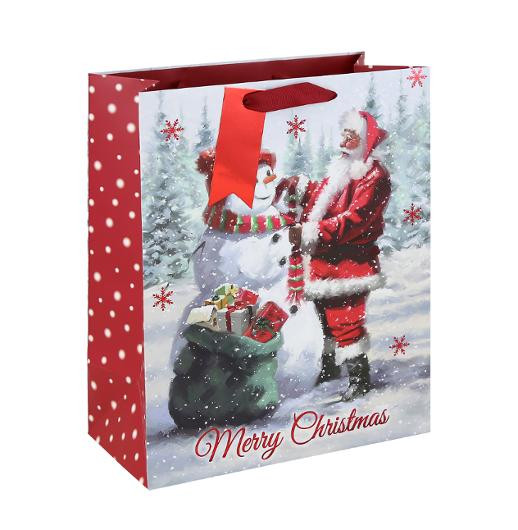 BildeGavepose Eurowrap Trad. Nisse Large (12 stk)