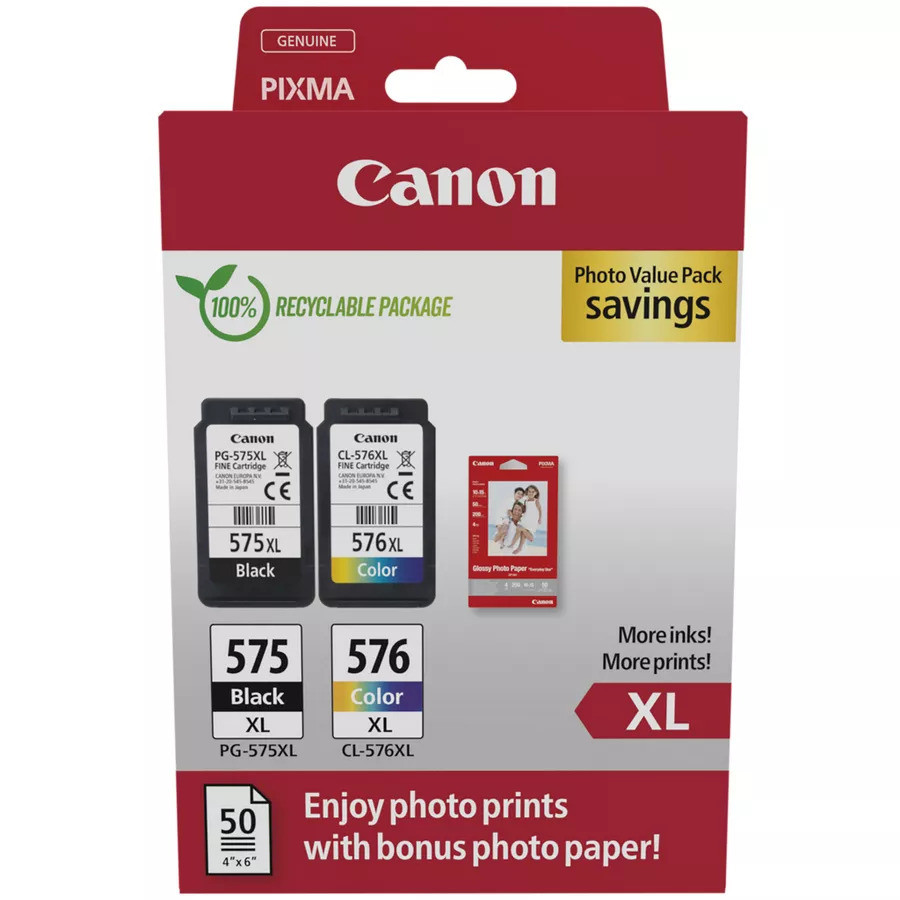 BildePG-575XL/CL-576XL Photo Value Pack