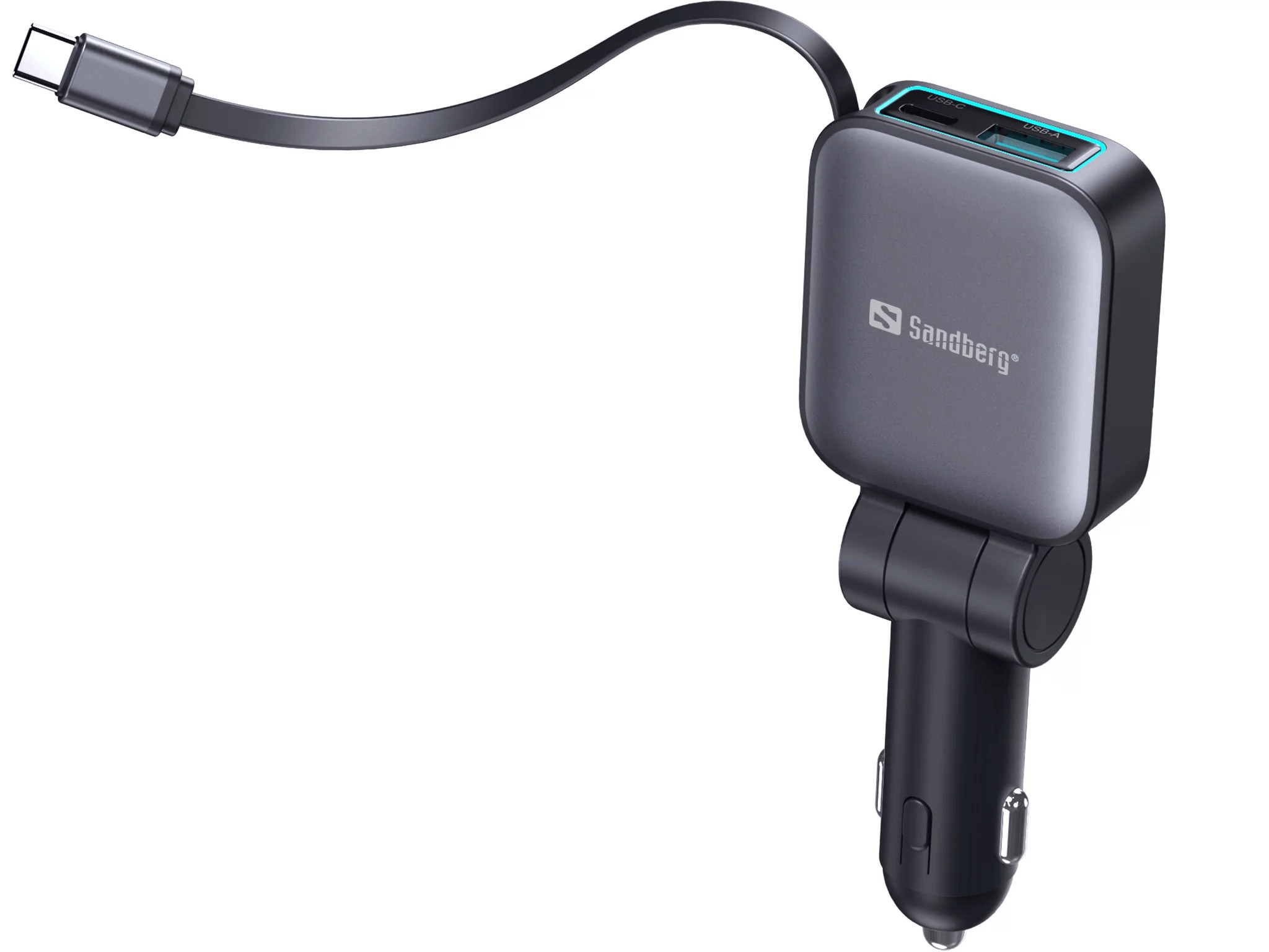 BildeSandberg Car Charger 3in1 72W FlexCable