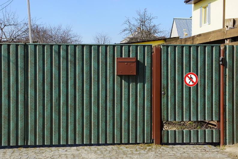 Skilt Exacompta Ingen Fotgjengere Ø 20Cm