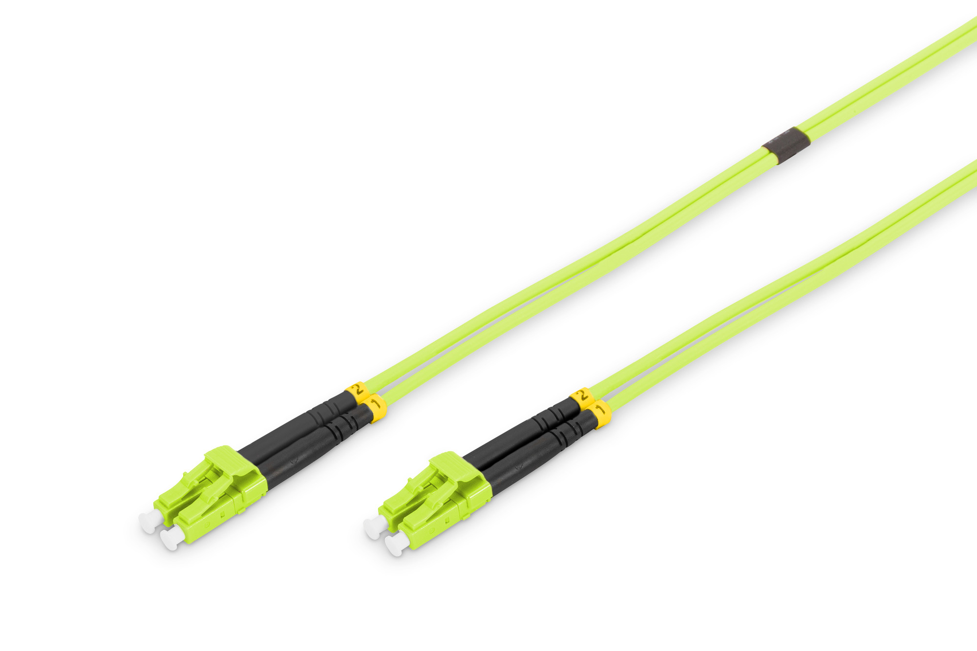 BildeDIGITUS Fiber Optic Multimode Patch Cord OM5 LC/LC Green 3 m