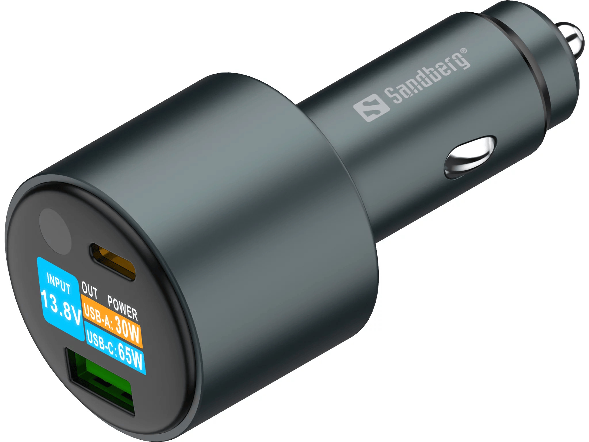 BildeSandberg Car Charger 2in1 95W Display
