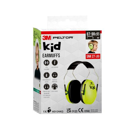 Hørselvern 3M Peltor Kid H510Akp Grønn
