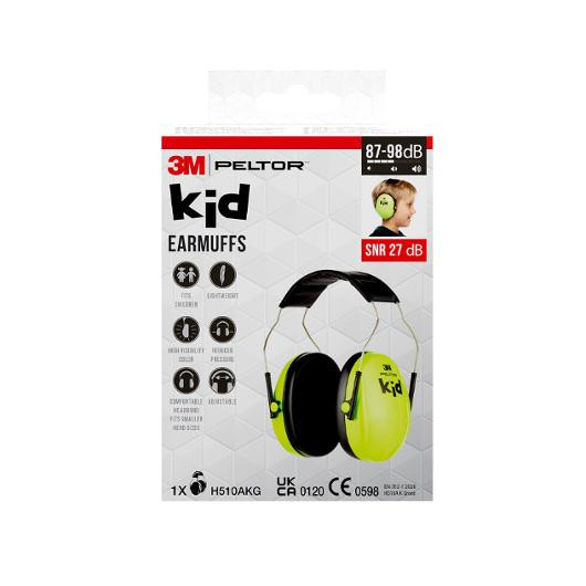 Hørselvern 3M Peltor Kid H510Akp Grønn