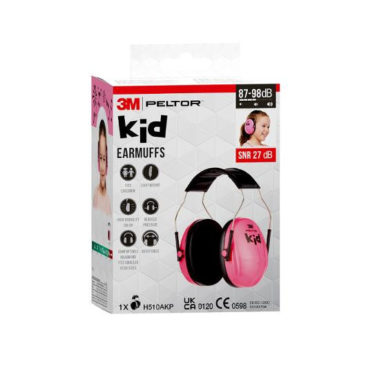 Hørselvern 3M Peltor Kid H510Akp Rosa