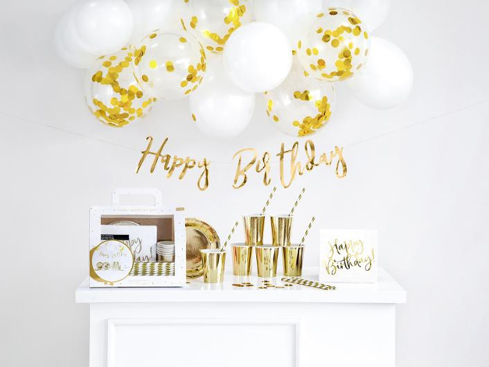 Dekorasjonssett Happy Birthday 60 Deler