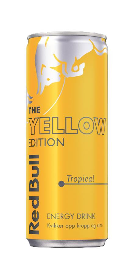BildeEnergidrikk Red Bull Yellow 250Ml (24 stk)