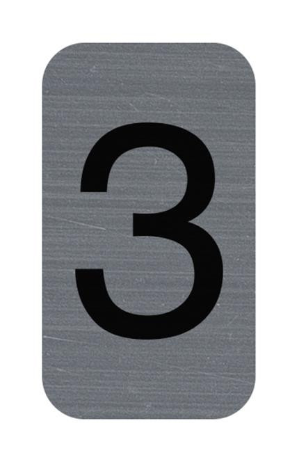 BildeSkilt Exacompta 3 Selvklebende 2,5X4,4Cm