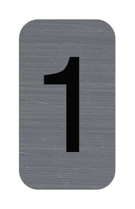 BildeSkilt Exacompta 1 Selvklebende 2,5X4,4Cm