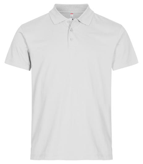 BildePikéskjorte Clique Basicpolo 4Xl Hvit