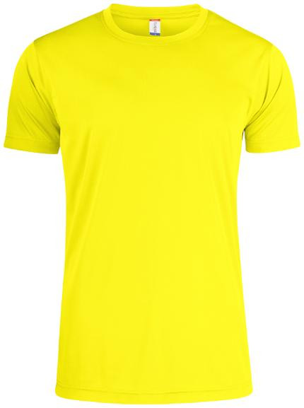 BildeT-Skjorte Clique Basic Active M Gul