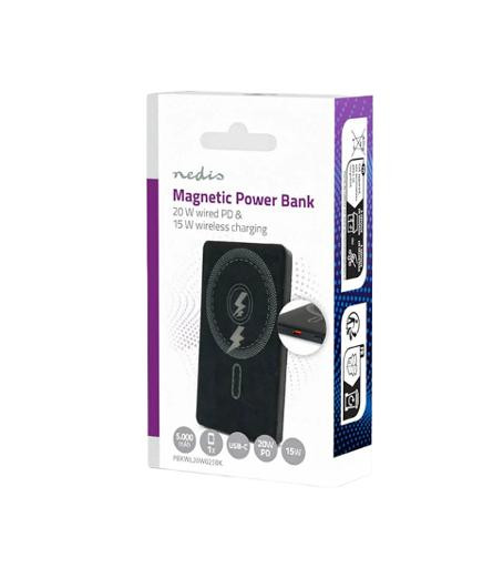 BildePowerbank Nedis 5000Mah Trådløs