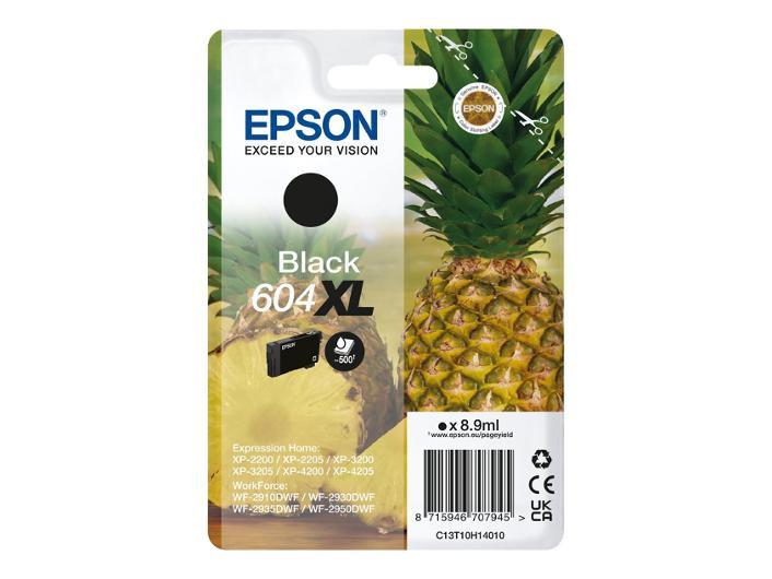BildeEPSON Ink C13T10H14010 604XL Black Pineapple
