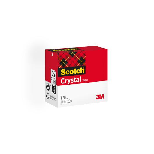 Tape Scotch Crystal 600 19Mmx33M