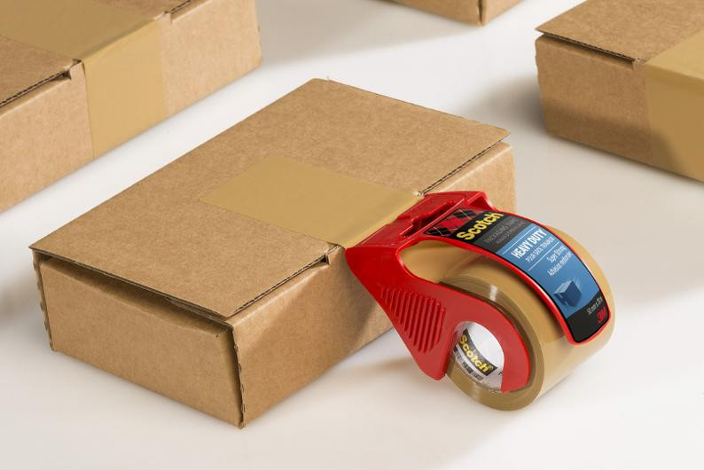 Emb.tape Scotch 48Mmx20M Med Disp. Brun