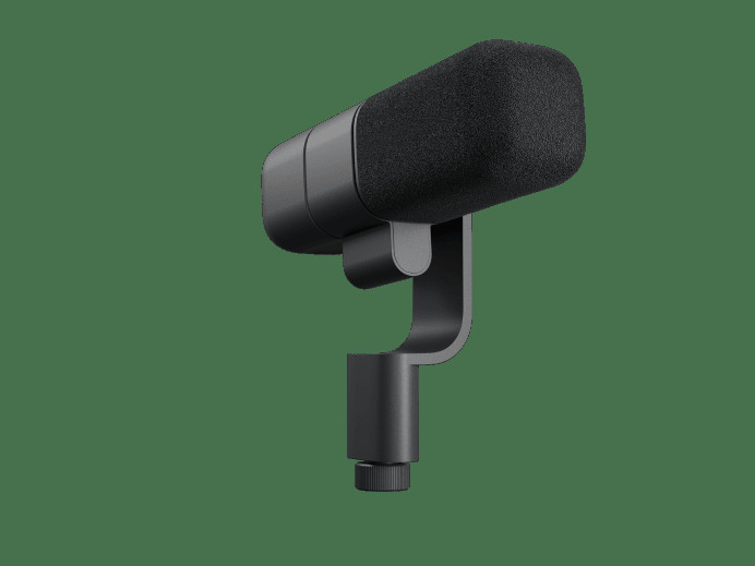 BildeG Yeti Studio Active Dynamic XLR Broadcast Mic, Black