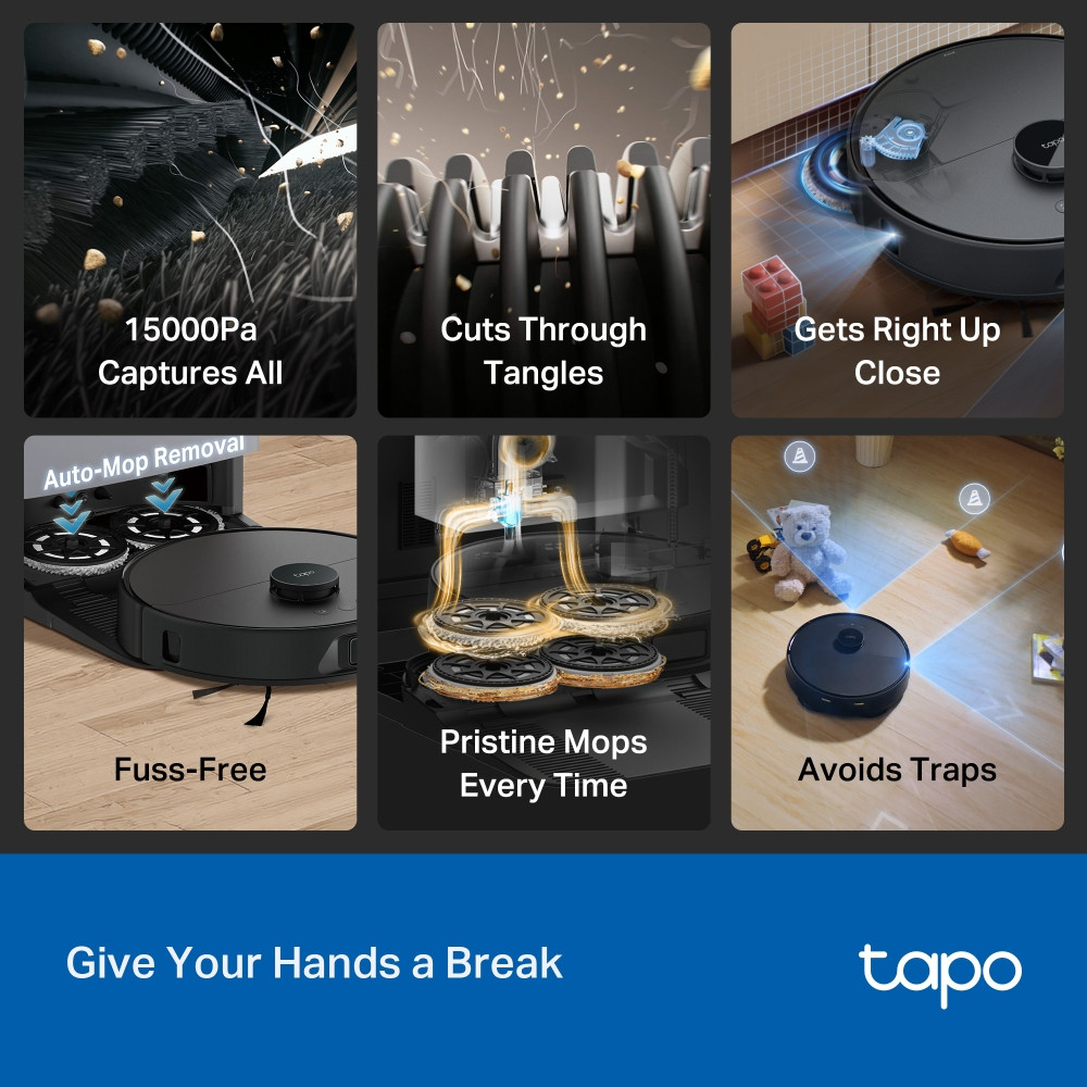 TP-LINK Tapo RV50 Pro Omni Robot Vacuum Cleaner