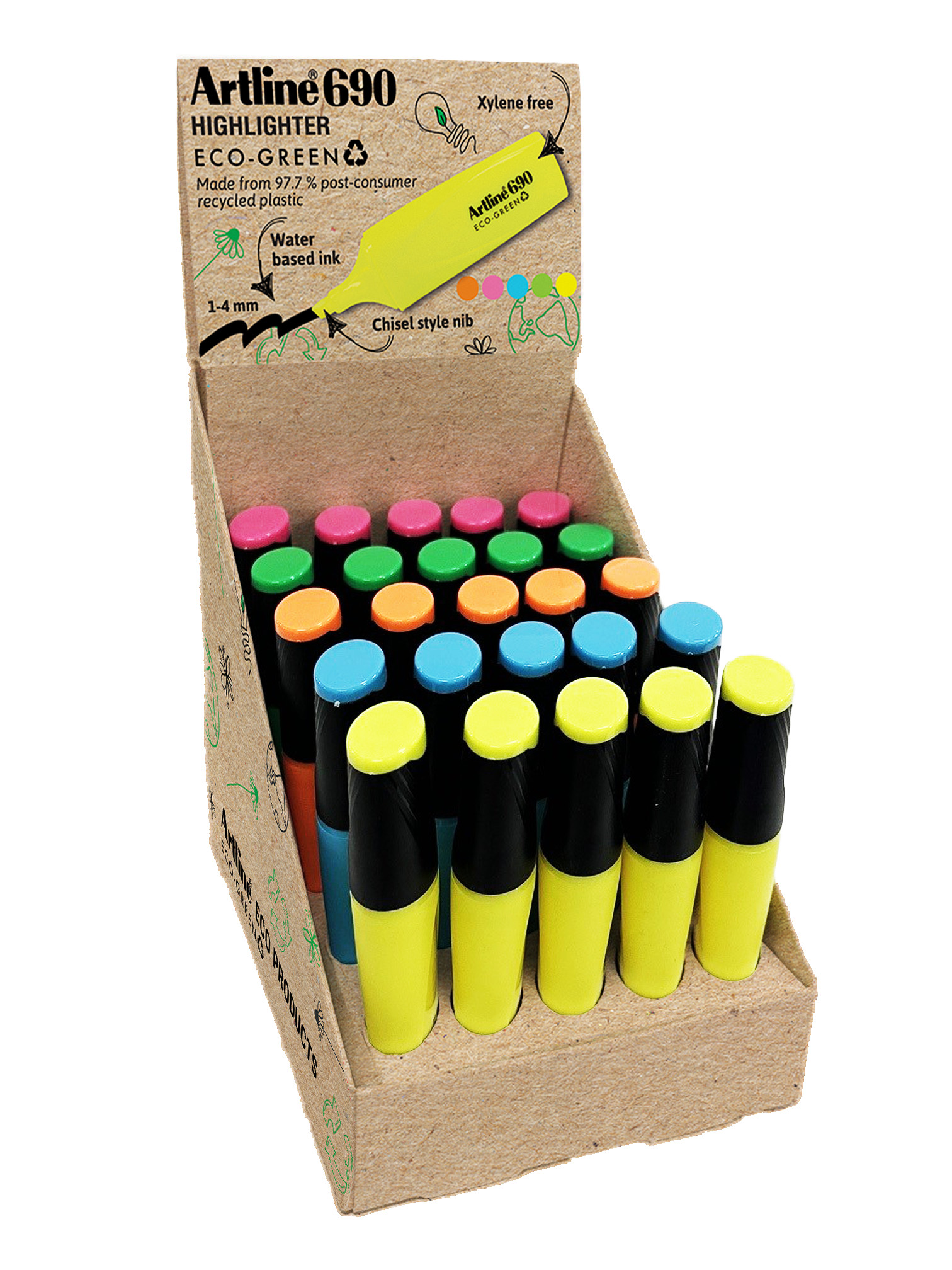 BildeDisplay Eco-Green Highlighter (25)