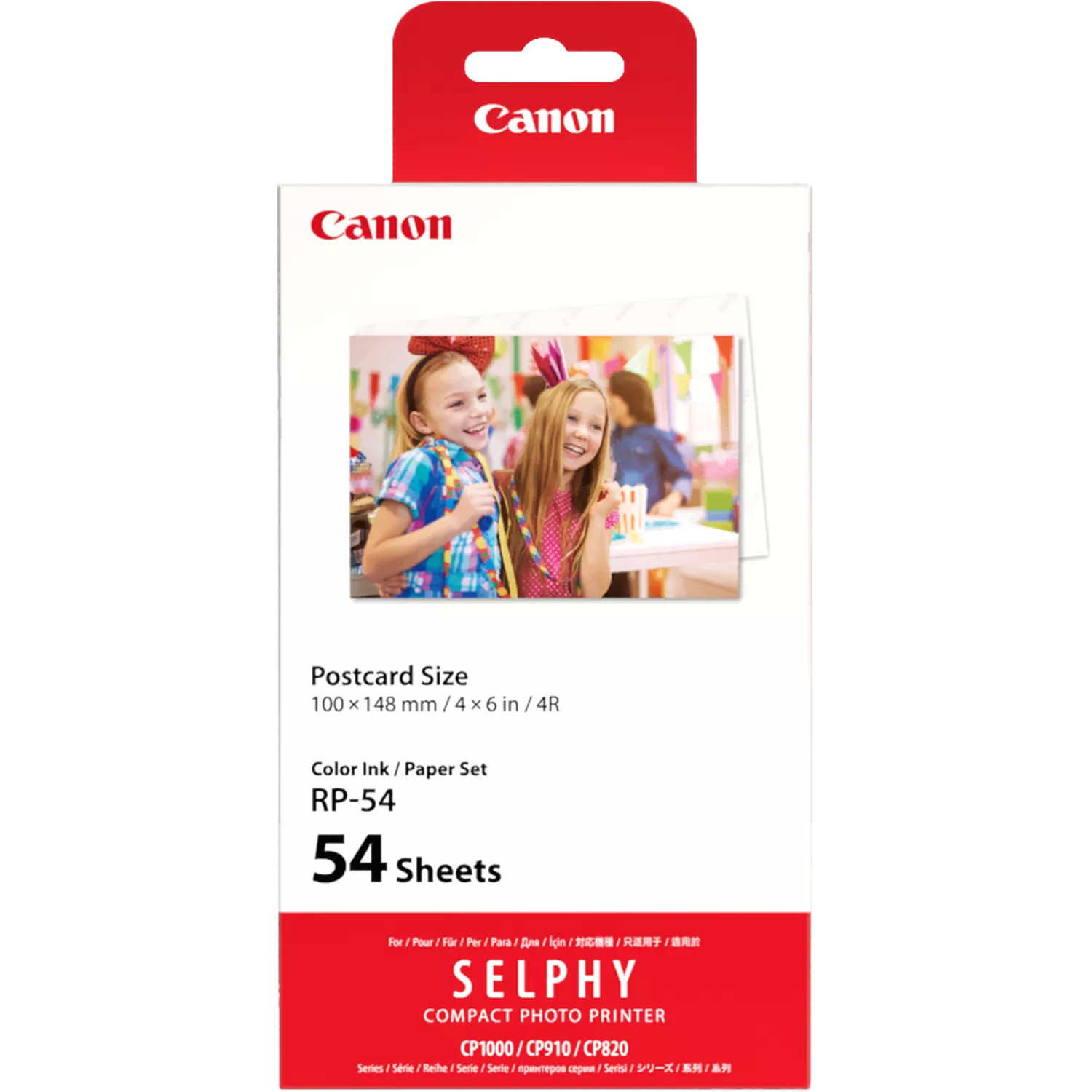 BildeCanon DSC P SIZE COLOR INK/PAPER SET RP-54