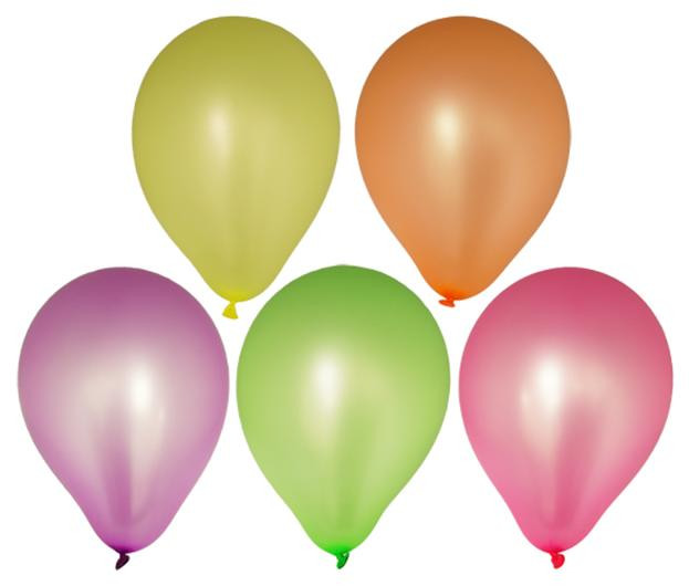 BildeBallong Lateks 30Cm Ass. Neonfarger (10 stk/pk, 6 pakker)