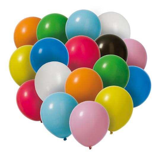 BildeBallong Lateks 30Cm Ass. Farger (25 stk/pk, 6 pakker)