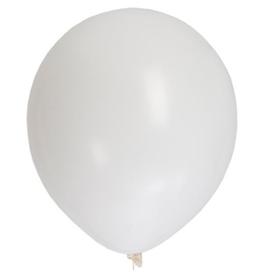 BildeBallong Lateks 30Cm Hvit (10 stk/pk, 6 pakker)