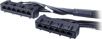BildeAPC CAT6 UTP CMR 6XRJ-45 Black 50FT