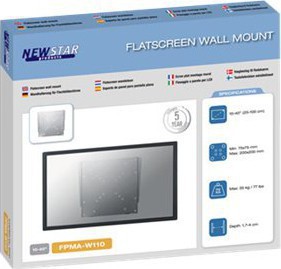 NEWSTAR Wall Mount 10-40" Silver