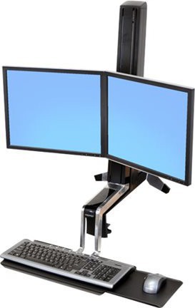ERGOTRON WorkFit-S Dual Display mount