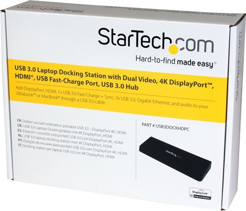 STARTECH USB3DOCKHDPC Universal USB 3.0