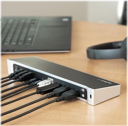 STARTECH Triple-4K Monitor USB-C Docking