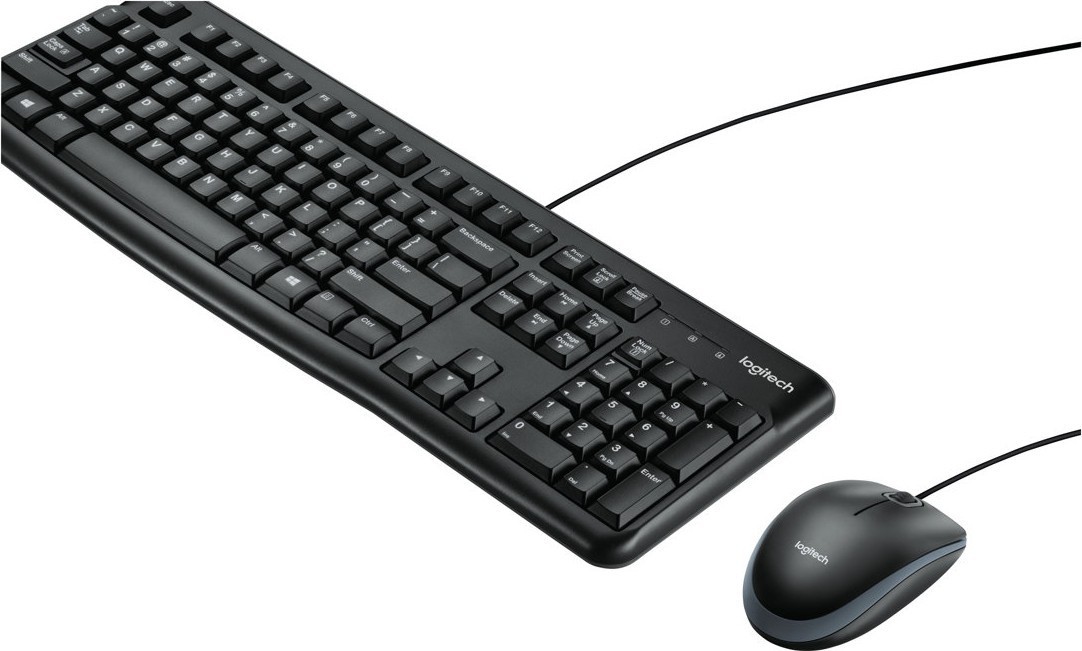 LOGI MK120 corded Desktop black USB (DE)