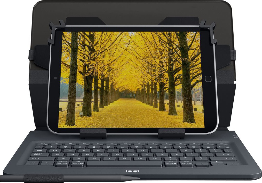 10'' Universal Folio w/Keyboard, Black (Nordic)