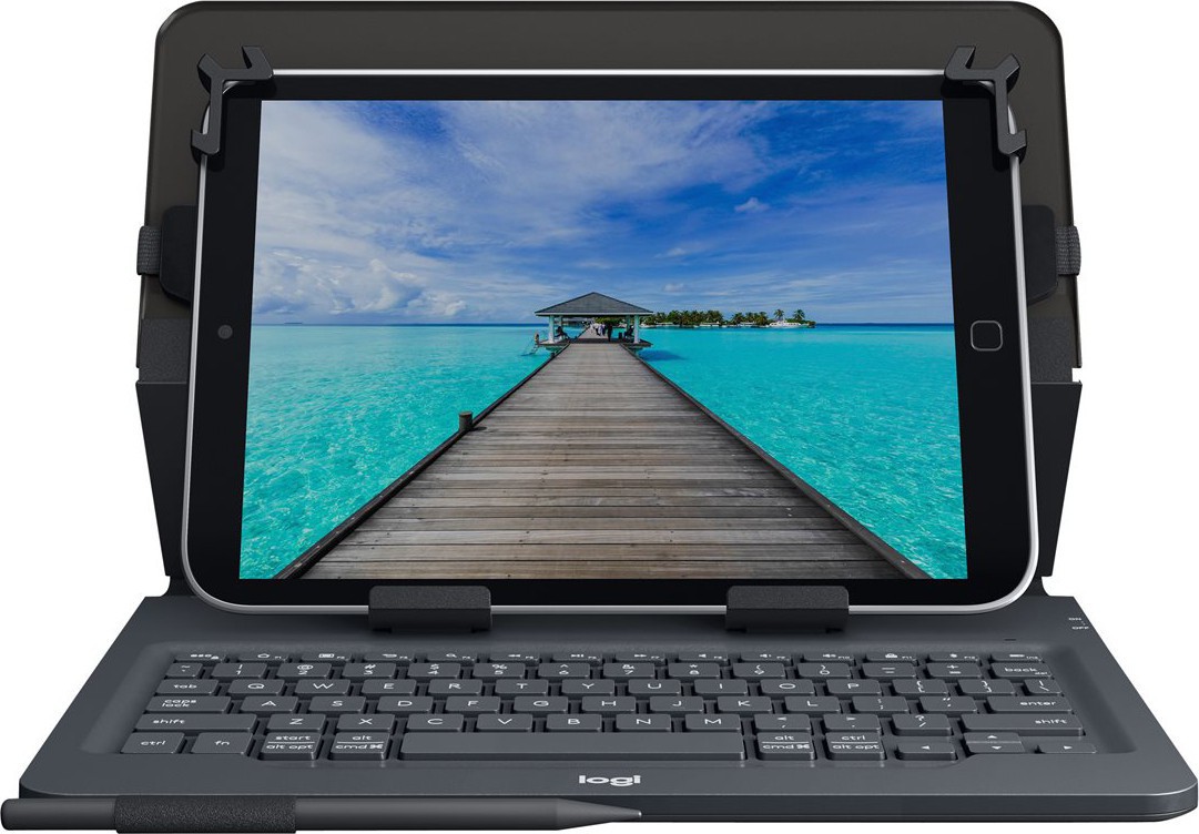 10'' Universal Folio w/Keyboard, Black (Nordic)