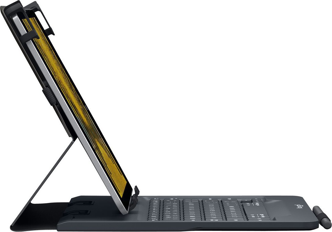 10'' Universal Folio w/Keyboard, Black (Nordic)