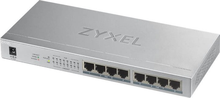 BildeZYXEL GS1008-HP 8-Port GbE Unmanaged PoE