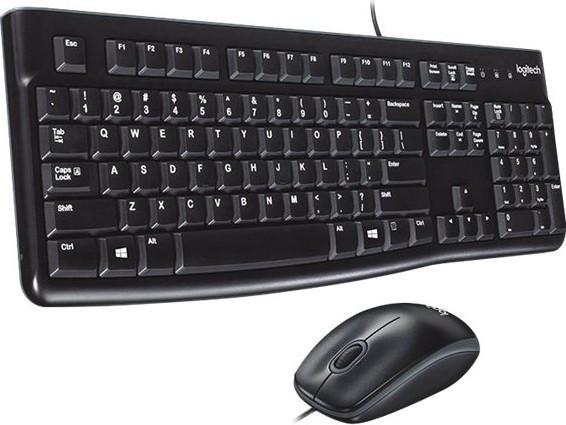 LOGI MK120 corded Desktop black USB (US)